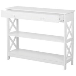Beliani Console Table Montgomery White - thumbnail 5