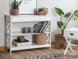Beliani Console Table Montgomery White - thumbnail 2