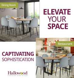 Hallowood Furniture Dudley 1.8M Dining Table Set With 6 Silver Grey Fabric Chairs - thumbnail 6
