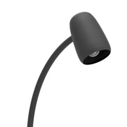 Eglo Carlo Modern Steel Flexible Floor Lamp, Black - thumbnail 3
