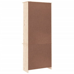 Vidaxl Glass Display Cabinet Alta 77X35X186.5 Cm Solid Wood Pine - thumbnail 6