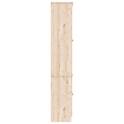 Vidaxl Glass Display Cabinet Alta 77X35X186.5 Cm Solid Wood Pine - thumbnail 5