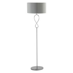 GoodHome Carnavon Light Grey Chrome Effect Floor Light - thumbnail 2