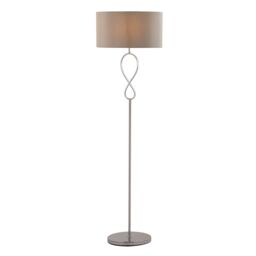 GoodHome Carnavon Light Grey Chrome Effect Floor Light - thumbnail 3