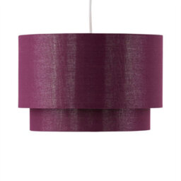 First Choice Lighting Kozy - Burgundy And Gold 30Cm Pendant Shade - thumbnail 2