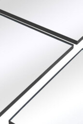 Mirroroutlet The Quadrants Black Xl Circular Metal Wall Mirror Made Up Of 4 Parts 140 X 140Cm - thumbnail 5