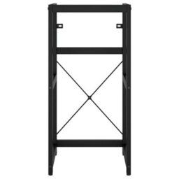 Berkfield Bathroom Washbasin Frame Black 40X38X83 Cm Iron - thumbnail 3