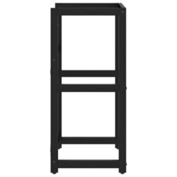 Berkfield Bathroom Washbasin Frame Black 40X38X83 Cm Iron - thumbnail 4