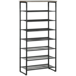 Homcom Shoe Rack, 8-Tier Shoe Storage Shelf For 21-24 Pair Shoes For Entryway - thumbnail 2