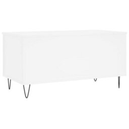 Berkfield Coffee Table White 90X44.5X45 Cm Engineered Wood - thumbnail 5