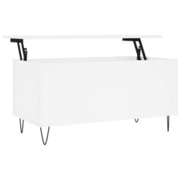 Berkfield Coffee Table White 90X44.5X45 Cm Engineered Wood - thumbnail 2