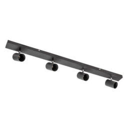 CGC Lighting Cgc Veneto Black Gu10 Ceiling Spotlight Four Head Adjustable Bar Light