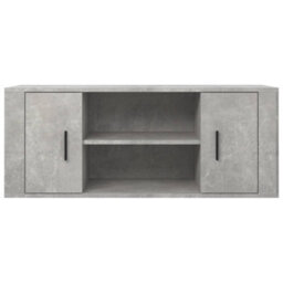 Vidaxl Tv Cabinet Concrete Grey 100X35X40 Cm Engineered Wood - thumbnail 3