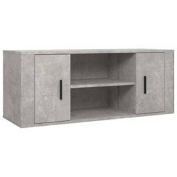 Vidaxl Tv Cabinet Concrete Grey 100X35X40 Cm Engineered Wood - thumbnail 2