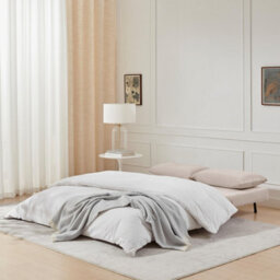 Furniturebox Uk Bobby Pale Pink Velvet Double Folding Sofa Bed - thumbnail 5