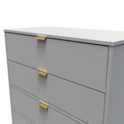 Tamworth 4 Drawer Chest Of Drawers In Dusk Grey (Ready Assembled) - thumbnail 7