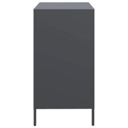 Berkfield Sideboard Anthracite 68X39X73.5 Cm Cold-Rolled Steel - thumbnail 6
