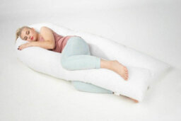 ARLinens 12Ft U Shape Pillow Full Body Support Multi Purpose Use Maternity Pregnency Orthopeadic Big U Pillow - thumbnail 4