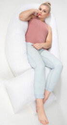 ARLinens 12Ft U Shape Pillow Full Body Support Multi Purpose Use Maternity Pregnency Orthopeadic Big U Pillow - thumbnail 6