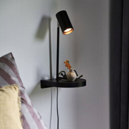 Nordlux Cody Metal Wall Light  Black,plug In Or Mains - thumbnail 1