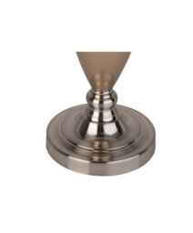 Lighting Supermarket Large Malham Champagne Gold And Silver Classic Ceramic Table Lamp And Shade - thumbnail 4