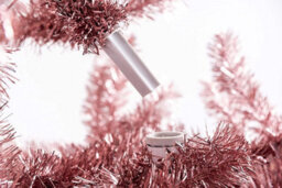 Shatchi 4Ft Rose Gold Christmas Tree Shiny Tinsels - thumbnail 5