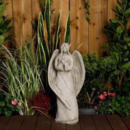 Ethereal Stone Guardian Angel Statue - thumbnail 7