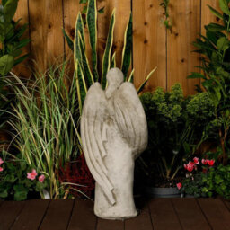 Ethereal Stone Guardian Angel Statue - thumbnail 3
