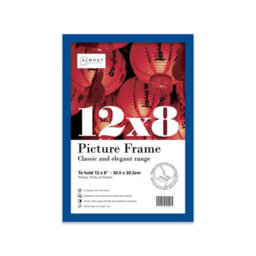 12X8 Blue Picture Frame (30.5 X 20.3Cm) Poster, Photo, Artwork, Gallery Wall Or Print - thumbnail 1
