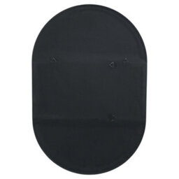 Pacific Lifestyle Oval Wall Mirror Black Metal Slim Frame 60X90Cm Contemporary - thumbnail 9