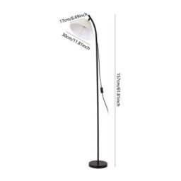 Komore Modern Minimalist Black Floor Lamp,3 Colour Temperatures,7W,anti-Slip Base - thumbnail 8