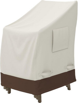 Protective Cover For Stackable Garden Chairs, Beige Light Brown, 119.4 X 91.4 71.1 Cm - image 1
