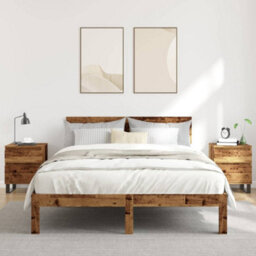 Berkfield Bedside Cabinets 2 Pcs Old Wood 40X35X50 Cm Engineered Wood - thumbnail 3