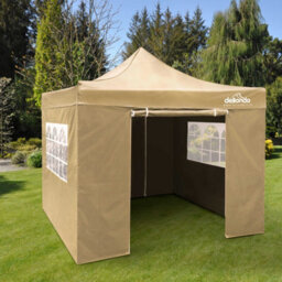 Dellonda Premium 2X2M Pop-Up Gazebo & Side Walls With Carry Bag, Stakes & Weight Bags - thumbnail 5
