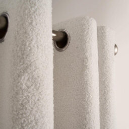 "Ohs Eyelet Blackout Pair Ready Made Curtains, Cream - 66"" X 54" - thumbnail 3