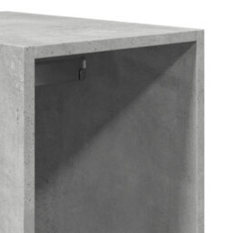 Berkfield Wardrobe Concrete Grey 30X50X200 Cm Engineered Wood - thumbnail 8