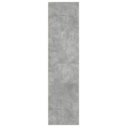 Berkfield Wardrobe Concrete Grey 30X50X200 Cm Engineered Wood - thumbnail 6