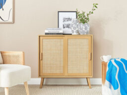 Beliani Boho Cabinet Hodgen Light Brown - thumbnail 2