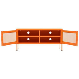 Vidaxl Tv Cabinet Orange 105X35X50 Cm Steel - thumbnail 6