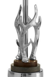Orsina Antler & Marble Base Table Lamp, Christmas Theme Table Lamp For Study Table, Side Table, Black Table Lamp - thumbnail 3