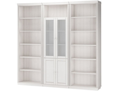 Dorel Anita Wall Unit 7 White Lacquer - image 1