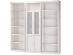 Dorel Anita Wall Unit 7 White Lacquer - thumbnail 1