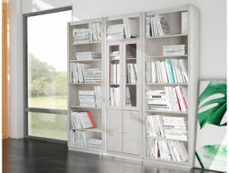 Dorel Anita Wall Unit 7 White Lacquer - thumbnail 2