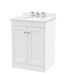 Nuie 600 F/s 2-Door Unit & Marble Top