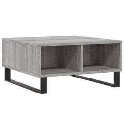 Berkfield Sturdy Coffee Table Grey Sonoma 60X60X30 Cm Engineered Wood - thumbnail 6