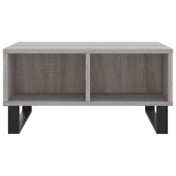 Berkfield Sturdy Coffee Table Grey Sonoma 60X60X30 Cm Engineered Wood - thumbnail 4