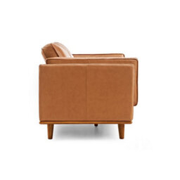 Valencia Artisan Leather Three Seats Sofa Cognac Nappa 11000 Top Grain Leather Alder Wood Legs And Frame - thumbnail 9