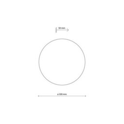 Edit Luna 4 Light Flush Wall Light Natural - thumbnail 5