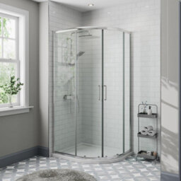 Affine 1200 X 800mm Right Hand Offset Quadrant Shower Enclosure Framed 8mm Safety Glass - thumbnail 2