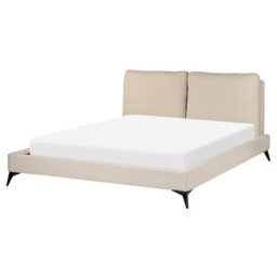 Beliani Bed Boucle Melle 160 X 200 Cm (Eu King Size) Beige - thumbnail 4
